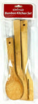 2 lot 3 Pieces Set of Bamboo Kitchen Cooking Utensils tools Spoon Spatula Wooden