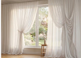 Voile 100% cotton sheer fabric drapery, clothing , bed sheet 57-58" wide