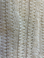 10 Yards White Corton Crochet Edge Scalloped 1”WIDE  Lace Trim