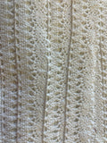 10 Yards White Corton Crochet Edge Scalloped 1”WIDE  Lace Trim