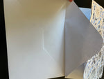 new 8  White SILVER WEDDING SHOWER INVITATIONS CARDS & ENVELOPES