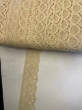 10 Yards Naturals Cotton Crochet Edge Lace  1.5” Wide Sewing Trim Craft