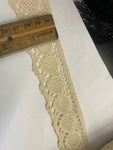 10 Yards Naturals Cotton Crochet Edge Lace  1.5” Wide Sewing Trim Craft