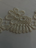 2 Yards Vintage Ivory Floral Venice Venise Lace Trim 2 3/8”