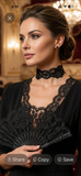 Black Floral Lace Trim 2 Inch Wide Soft non Stretch Lace for Sewing, Lingerie, DIY Crafts”