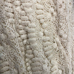 4 yards natural Edge  cotton crochet Wide  Lace Trim  2 1/4”