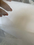 Tulle White Fabric 108”/ Yard for Wedding Decoration Party For Bridal Vail