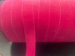 Wholesale roll 120 yards fuchsia velvet Ribbon 5/8”