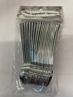 20 mini appetizer silver plastic soon cocktail party wedding